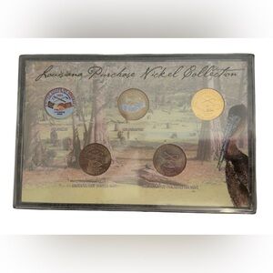 Louisiana Purchase Nickel Collection2004 USA Holographic 24K Gold-Plated